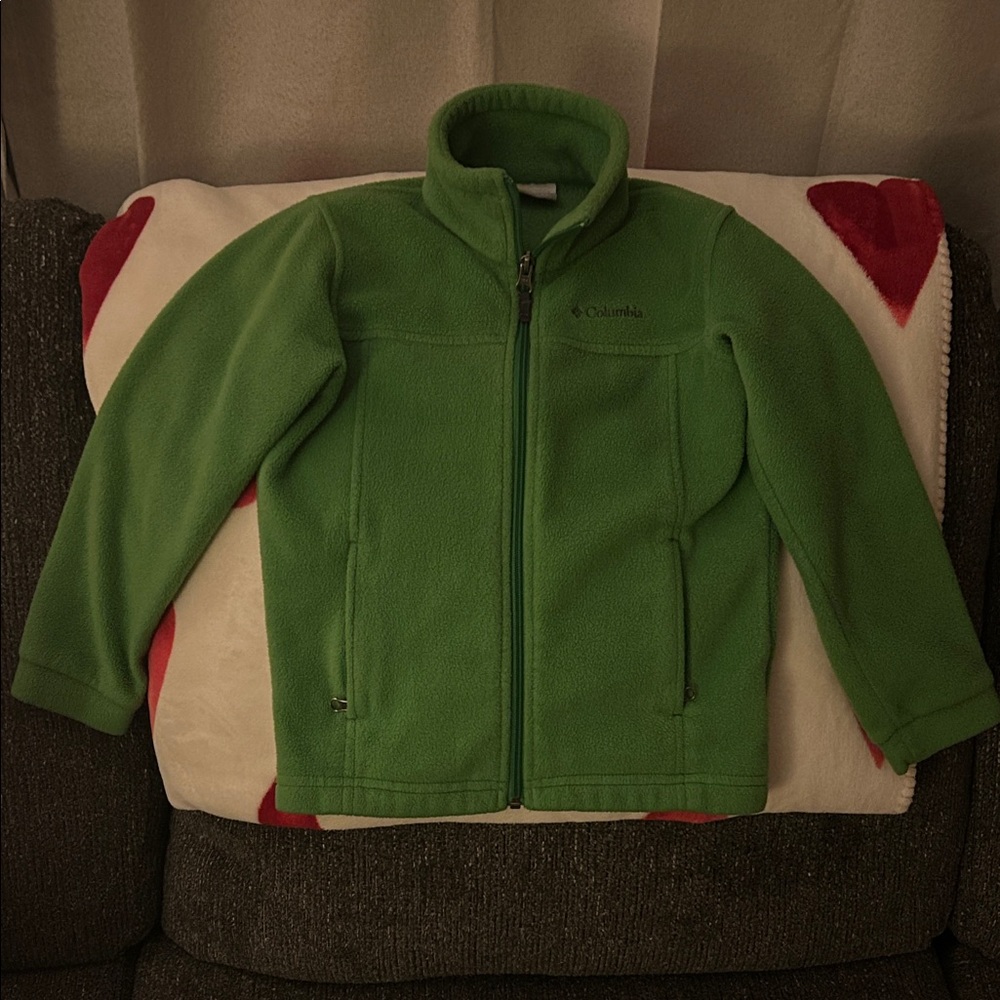 Columbia Kids Forest Green Fleece Jacket